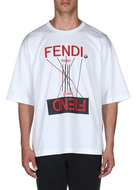 fendi tag on shirt|Fendi fiend t shirt.